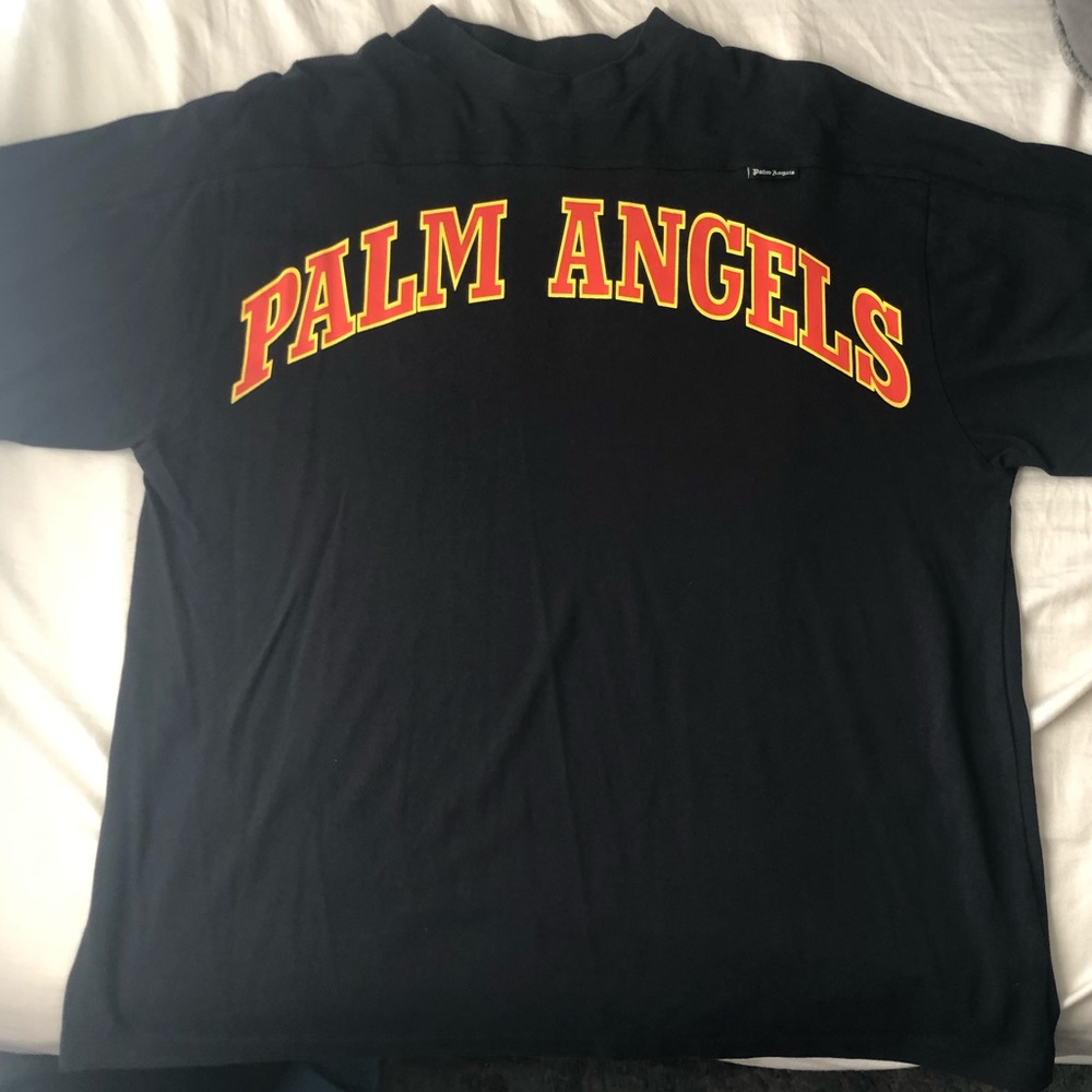 Palm Angels college logo oversized tee
